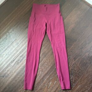 Lululemon High Rise Drawstring Pocket Leggings